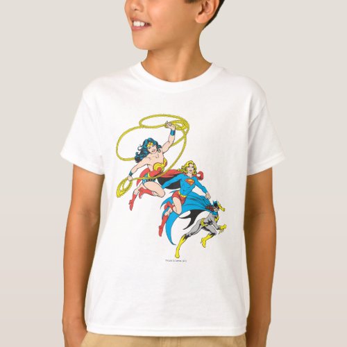 Superheroines Leap T_Shirt