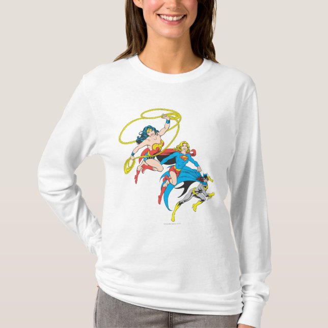 Superheroines Leap T-Shirt (Front)