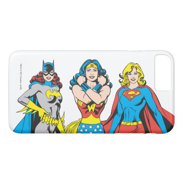 Superheroines Pose Case-Mate iPhone Case (Back (Horizontal))