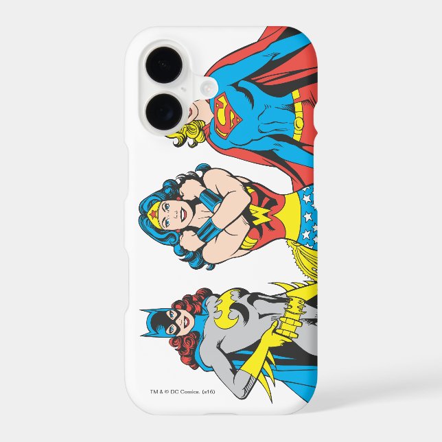 Superheroines Pose Iphone Case (Back)