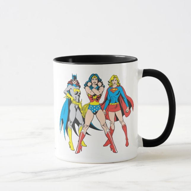 Superheroines Pose Mug (Right)