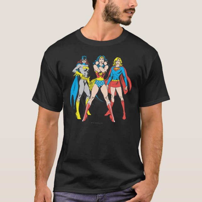 Superheroines Pose T-Shirt (Front)