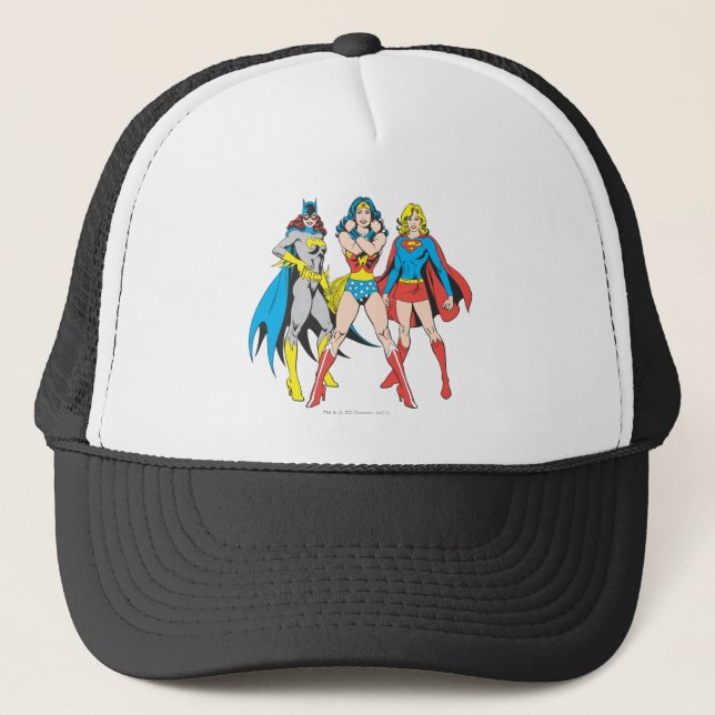 Superheroines Pose Trucker Hat (Front)