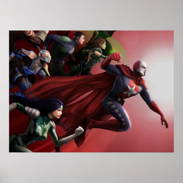 Superheros Poster (Front)