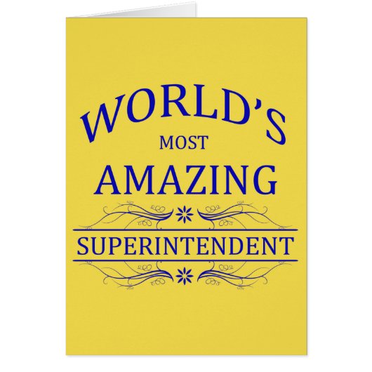 Superintendent Cards (Front)