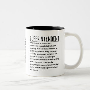 Superintendent Two-Tone Coffee Mug