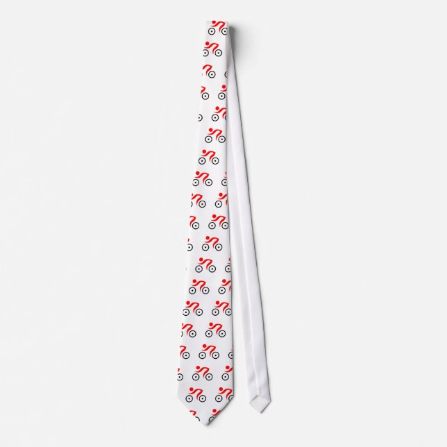 Superior Cyclist gift Neck Tie (Front)