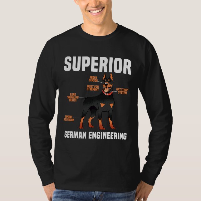 Superior German Engineering Dobermans  262 T-Shirt (Front)