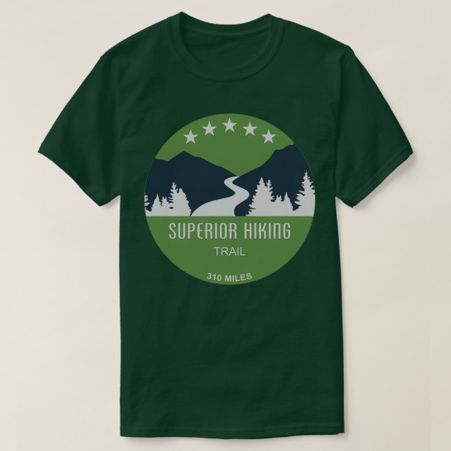 Superior Hiking Trail T-Shirt (Design Front)