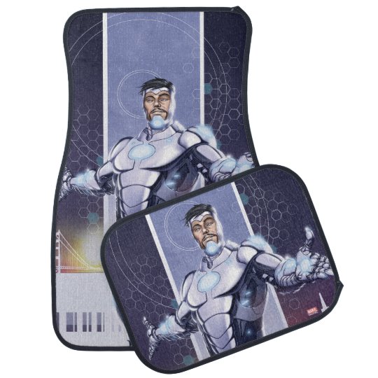 Superior Iron Man And City Car Mat