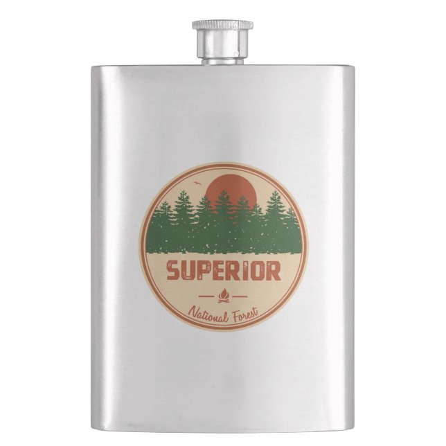 Superior National Forest Flask (Front)