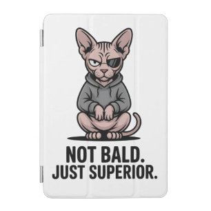 Superior Sphynx Cat Attitude Illustration iPad Mini Cover