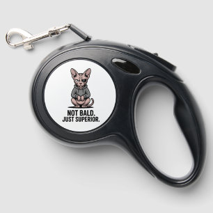 Superior Sphynx Cat Attitude Illustration Retractable Pet Leash