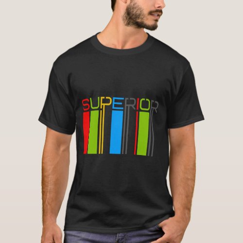 Superior Typography Design in Multicolor T_Shirt