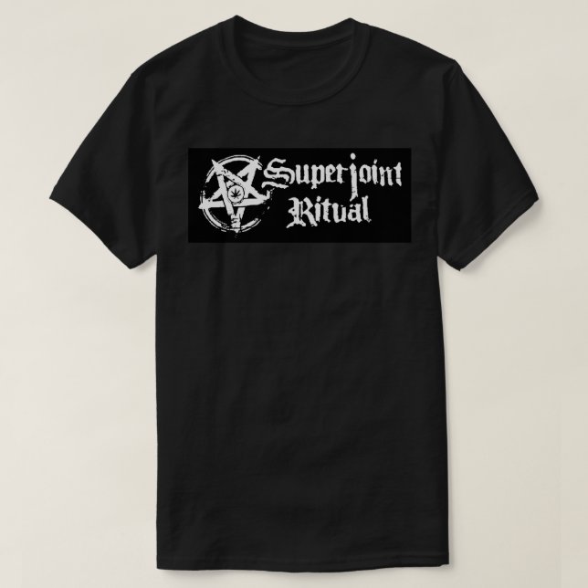 Superjoint Ritual Band Logo Sticker  T-Shirt (Design Front)