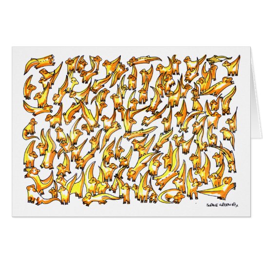 Superlambanana Blank Greeting Card