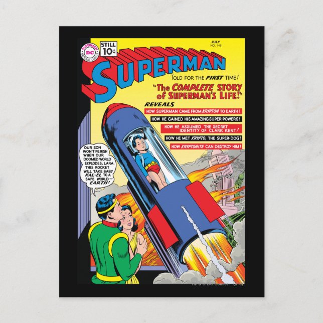 Superman #146 postcard (Front)