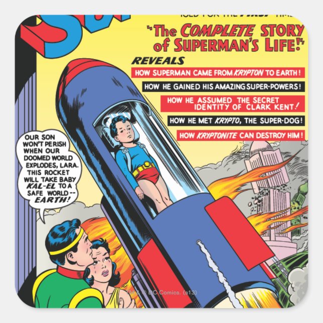 Superman #146 square sticker (Front)