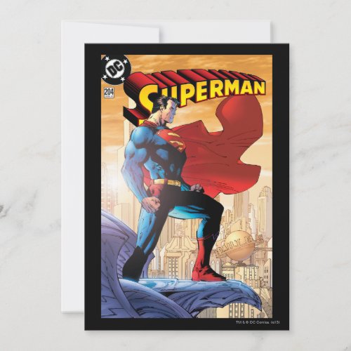 Superman #204 June 04 Custom Invitation