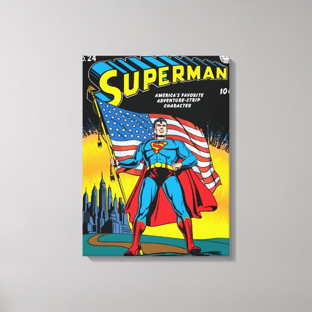 Superman #24 canvas print (Front)