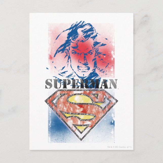 Superman 28 postcard (Front)