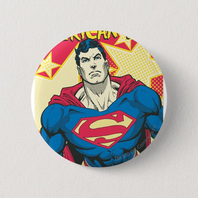 Superman 29 pinback button (Front)