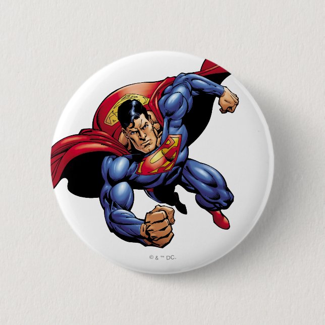 Superman 31 pinback button (Front)