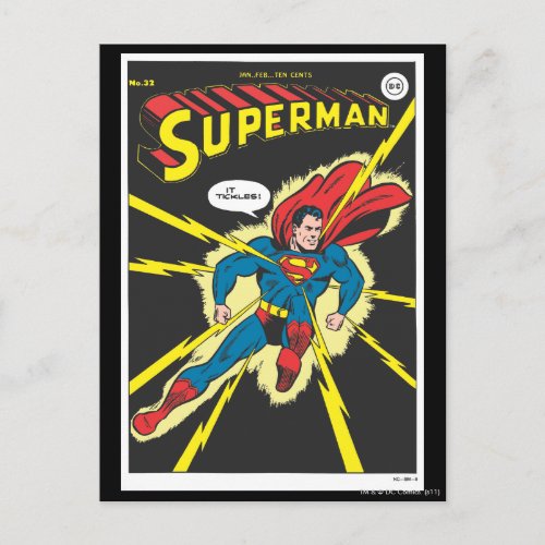 Superman 32 postcard