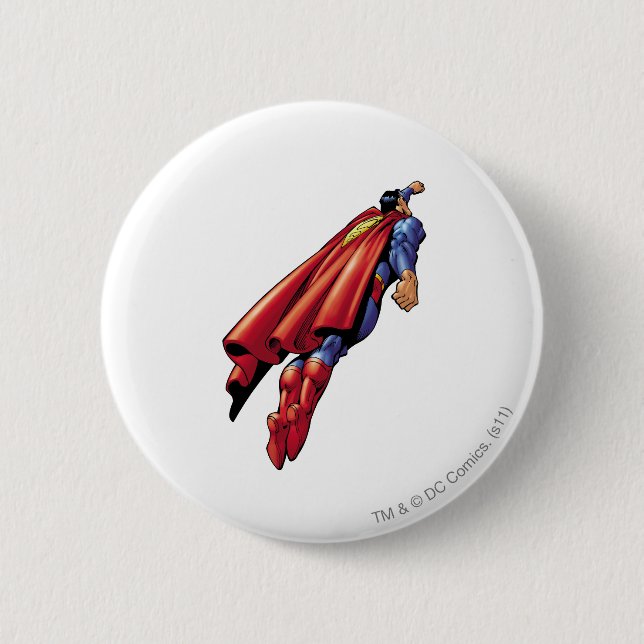 Superman 36 pinback button (Front)