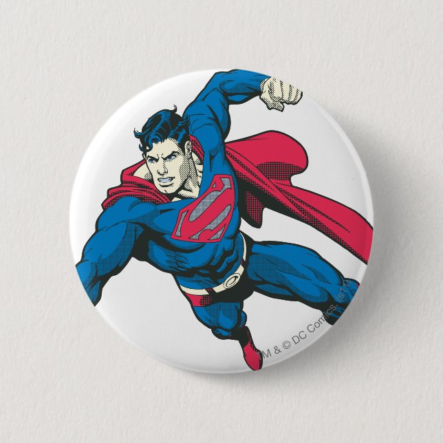Superman 4 pinback button (Front)