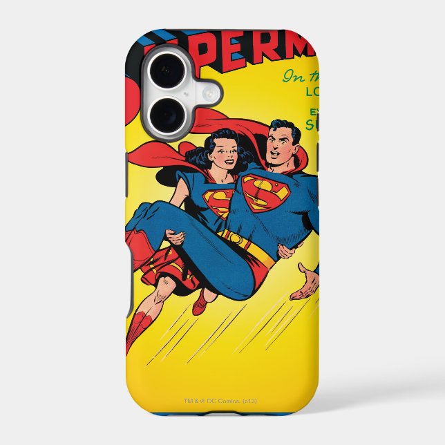 Superman #57 iphone case (Back)