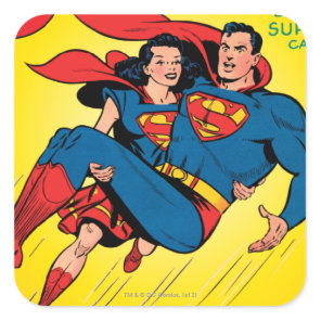 Superman #57 square sticker