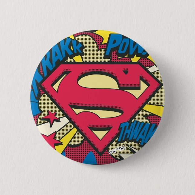 Superman 66 button (Front)