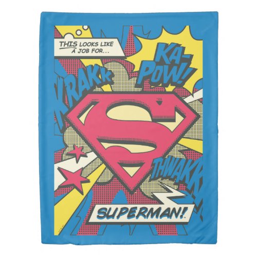 Superman 66 duvet cover