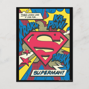 Superman 66 postcard