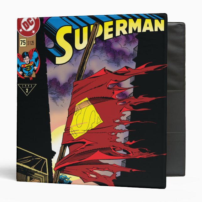 Superman #75 1993 binder (Front/Inside)