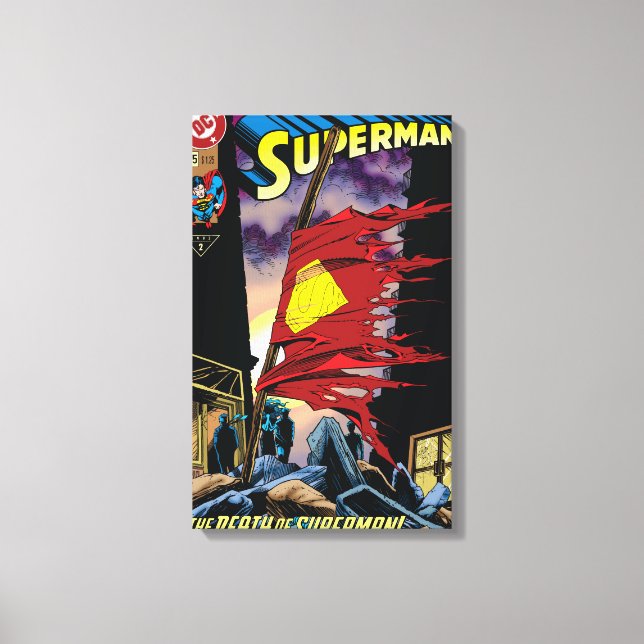 Superman #75 1993 canvas print (Front)