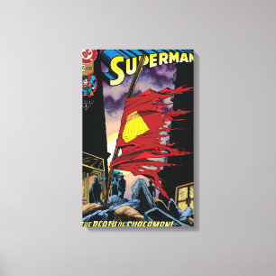 Superman #75 1993 canvas print