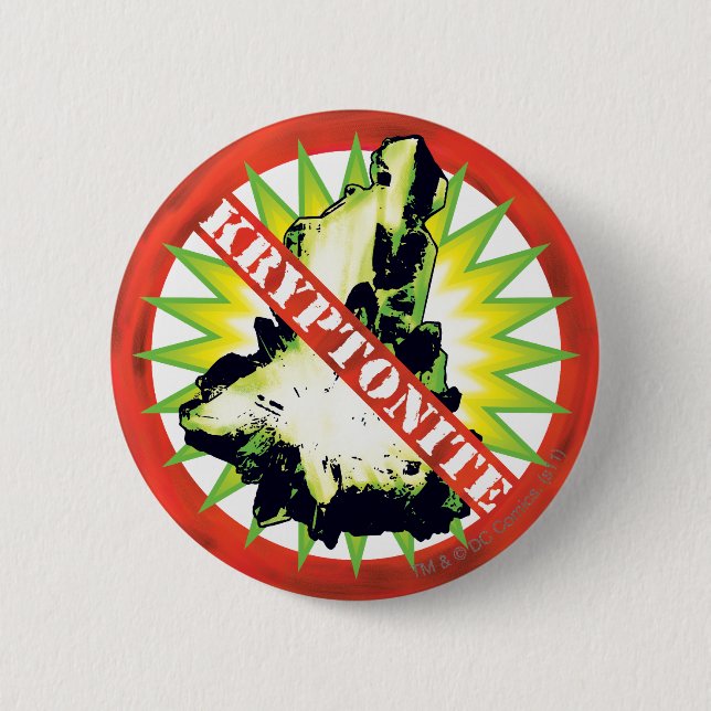 Superman 86 pinback button (Front)