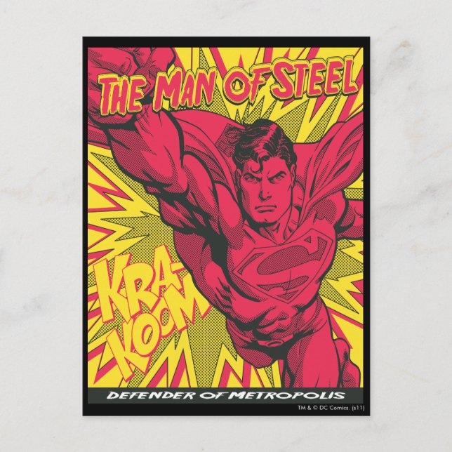 Superman 87 postcard (Front)