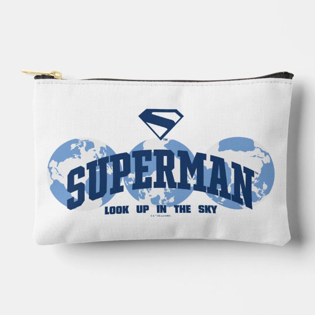 Superman Across the Globe Accessory Pouch (Front)