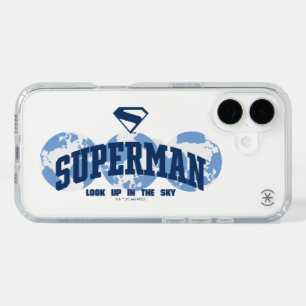 Superman Across the Globe iPhone 16 Case