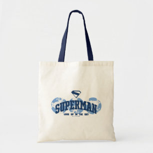 Superman Across the Globe Tote Bag