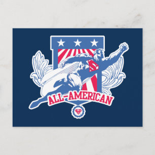 Superman All-American Postcard