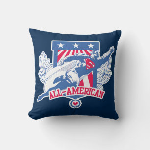 Superman All-American Throw Pillow