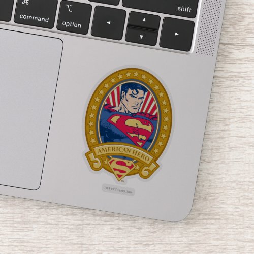 Superman American Hero Sticker