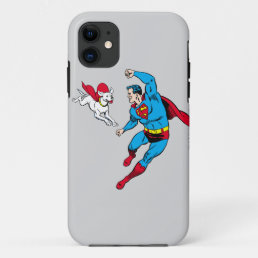 Superman and Krypto 2 iPhone 11 Case
