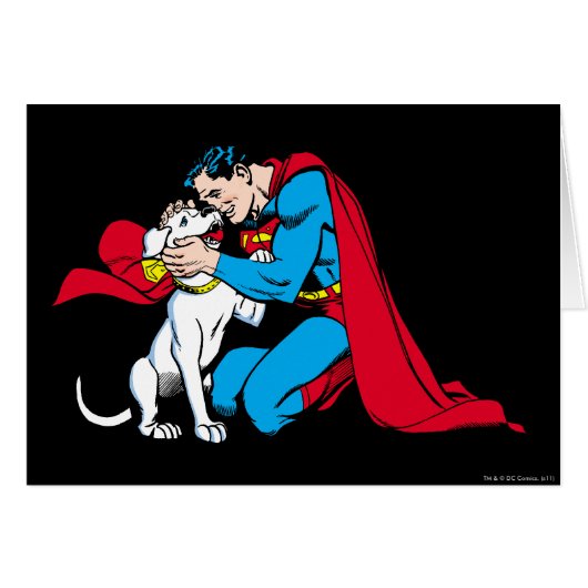 Superman and Krypto Cards (Front Horizontal)