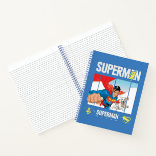 Superman and Krypto Take Flight Notebook