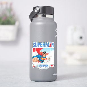Superman and Krypto Take Flight Sticker